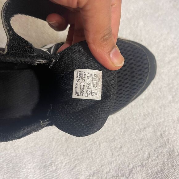 Asics Kids Boys Youth Contend 7 Black White Sneaker Running Shoes 1.5 - Picture 5 of 11